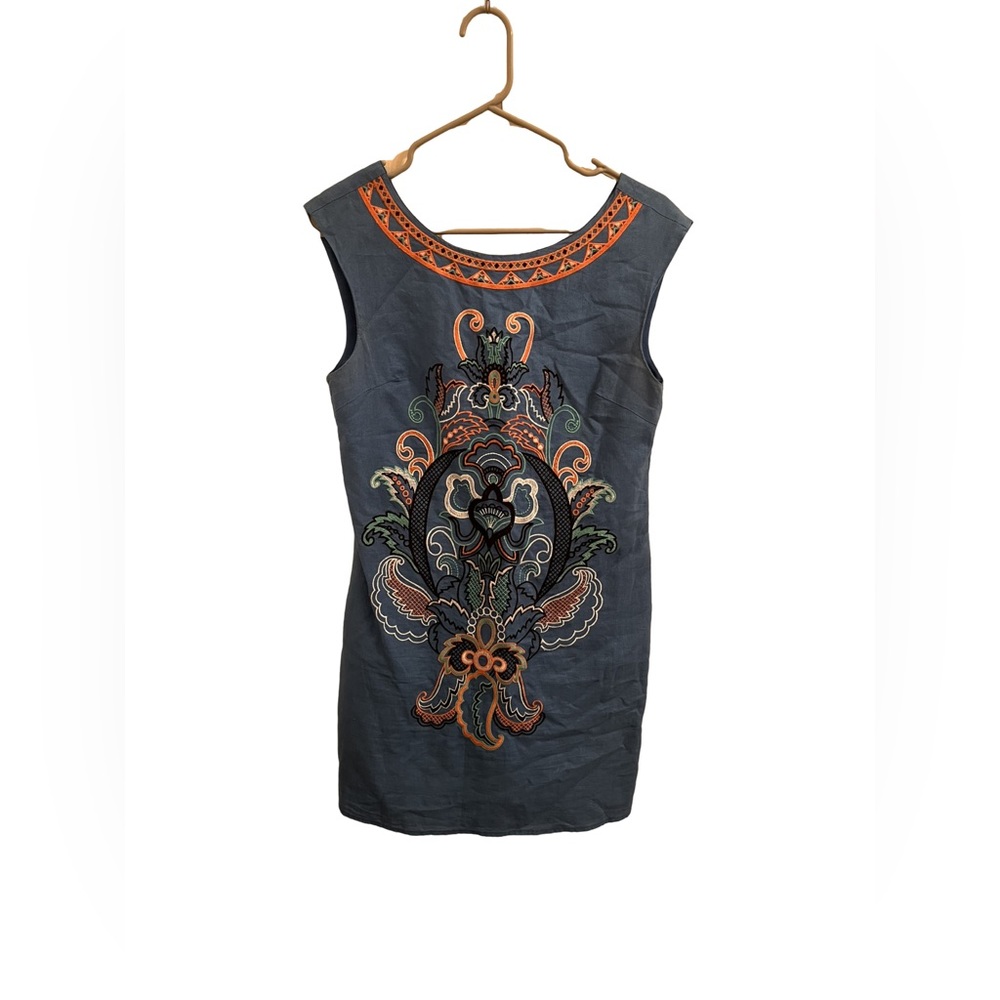 Flying Tomato Linen Embroidered Dress
